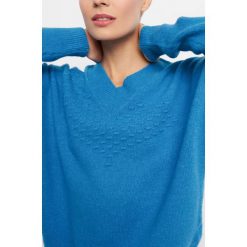 Sweter oversize. Niebieskie swetry oversize damskie Orsay, xs, z dzianiny. W wyprzedaży za 70,00 zł.