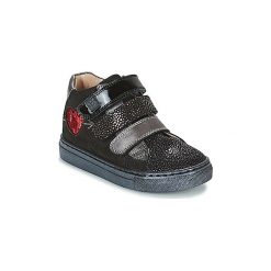 Buty Dziecko Garvalin STAR ULTRASUEDE. Czarne trampki dziewczęce marki Garvalin, bez wzorów, bez zapięcia. Za 255,20 zł.