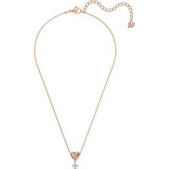 Swarovski - Naszyjnik Lifelong Heart. Żółte naszyjniki damskie Swarovski, z kryształem, metalowe. Za 349,90 zł.