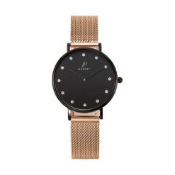 Zegarek JP Gatsby Zegarek damski Aiolith Double Black / Rose Gold JPG1037 uniwersalny. Czerwone zegarki damskie JP Gatsby. Za 359,10 zł.