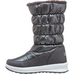 Kozaki zimowe "Holse" w kolorze antracytowym. Szare kozaki damskie CMP Shoes, na zimę, z materiału, bez obcasa, bez zapięcia. W wyprzedaży za 219,95 zł.