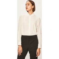 Dkny - Koszula. Białe bluzki damskie DKNY, na co dzień, s, bez wzorów, z poliesteru, eleganckie, z klasycznym kołnierzykiem, z długim rękawem. W wyprzedaży za 279,90 zł.