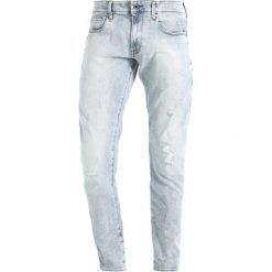 GStar 3301 DECONSTRUCTED SUPER SLIM Jeansy Slim Fit elto superstretch. Niebieskie jeansy męskie relaxed fit G-Star, z bawełny. W wyprzedaży za 362,45 zł.
