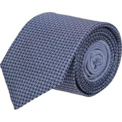 Krawat winman granatowy classic 206. Niebieskie krawaty męskie marki Recman, na co dzień, w geometryczne wzory, z bawełny. Za 129,00 zł.