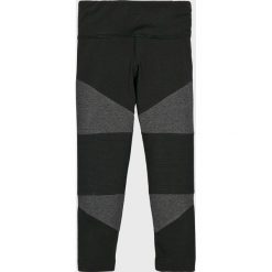 Adidas Performance - Legginsy dziecięce 110-170 cm. Czarne spodnie dziewczęce adidas Performance, bez wzorów, z elastanu. W wyprzedaży za 89,90 zł.