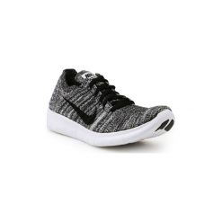 Buty Dziecko Nike Buty do biegania Free RN Flyknit (GS) 834362-100. Szare buty sportowe dziewczęce marki Nike. Za 246,33 zł.