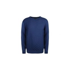 Swetry Roberto Cavalli ESM615 MQ030 / Paricolo c/jac. spina pesce. Niebieskie swetry męskie Roberto Cavalli, xl, bez wzorów, bez kołnierzyka, bez kaptura. Za 299,00 zł.