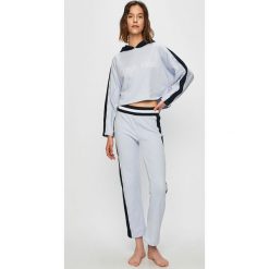 Calvin Klein Underwear - Bluzka piżamowa. Niebieskie piżamy damskie Calvin Klein Underwear, s, z nadrukiem, z bawełny, bez rękawów. W wyprzedaży za 199,90 zł.