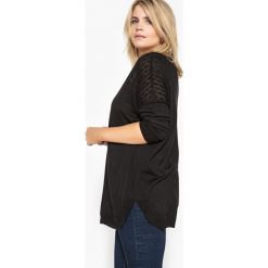 Kardigany damskie: Sweter z dekoltem w serek