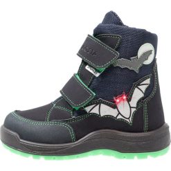 Ricosta WHISTON Śniegowce see/ozean. Niebieskie buty chłopięce zimowe Ricosta, z materiału. W wyprzedaży za 341,10 zł.