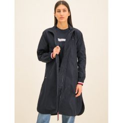Płaszcz przejściowy TOMMY HILFIGER Iggy City WW0WW26581. Niebieskie płaszcze damskie TOMMY HILFIGER, xs, bez wzorów. W wyprzedaży za 629,00 zł.