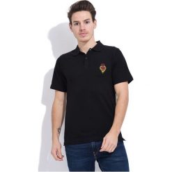 Christian Lacroix Męska Koszulka Polo Anton Xxl Czarny. Czarne koszulki męskie marki Christian Lacroix, xxl, z haftami, polo, bez rękawów. Za 129,00 zł.