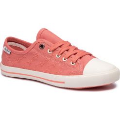 Trampki PEPE JEANS - Gery Angy PLS30830 Coral 179. Różowe półbuty damskie Pepe Jeans, bez wzorów, z jeansu, bez zapięcia. W wyprzedaży za 119,00 zł.