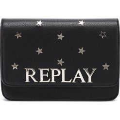Replay Torebka Czarny. Czarne torebki klasyczne damskie Replay, w paski, z materiału. Za 516,95 zł.