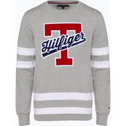 Tommy Hilfiger - Męska bluza nierozpinana, szary. Szare bluzy męskie z nadrukiem marki TOMMY HILFIGER, z bawełny. Za 539,95 zł.