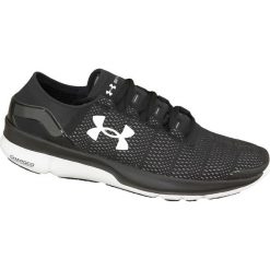 Under Armour Speedform 1289789-001. Czarne buty sportowe męskie Under Armour, z tkaniny, bez zapięcia, do biegania. W wyprzedaży za 399,99 zł.