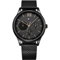 Tommy Hilfiger Damon 1791420. Czarne zegarki męskie TOMMY HILFIGER. W wyprzedaży za 805,00 zł.