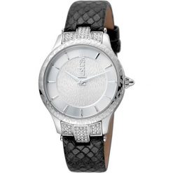 Just Cavalli Animal JC1L004L0015. Czarne zegarki damskie Just Cavalli, szklane. W wyprzedaży za 484,00 zł.