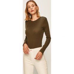 Brave Soul - Longsleeve. Żółte bluzki damskie Brave Soul, s, bez wzorów, z bawełny, z okrągłym kołnierzem. Za 49,90 zł.