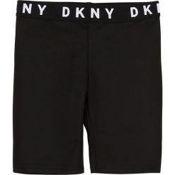 Dkny - Szorty dziecięce 152-158 cm. Czarne spodenki dziewczęce DKNY, z aplikacjami, z dzianiny, casualowe. Za 199,90 zł.
