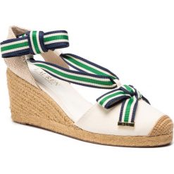 Espadryle LAUREN RALPH LAUREN - Hollie 802729795004 White. Białe espadryle damskie marki Lauren Ralph Lauren, bez wzorów, ze skóry ekologicznej, bez obcasa, na obcasie. Za 519,00 zł.
