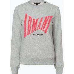 Armani Exchange - Damska bluza nierozpinana, szary. Szare bluzy damskie Armani Exchange, xl, bez wzorów, bez rękawów, bez kaptura. Za 199,95 zł.