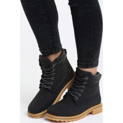Buty zimowe damskie: Czarne Traperki Travel Time