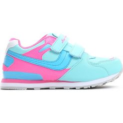 Niebieskie Buty Sportowe Go Up. Niebieskie buty sportowe dziewczęce Born2be, z materiału, z okrągłym noskiem. Za 49,99 zł.