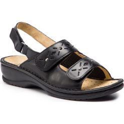 Sandały SCHOLL - Joline Sandal F27528 1004 370 Black. Czarne klapki damskie Scholl, ze skóry. W wyprzedaży za 329,00 zł.