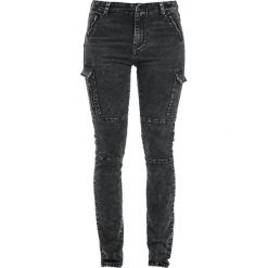 Jeansy damskie: Forplay Cargo Jeans Jeansy damskie szary