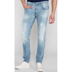 Replay Anbass Dżinsy Niebieski. Niebieskie jeansy męskie Replay, bez wzorów. Za 809,95 zł.