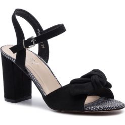 Sandały JENNY FAIRY - WS18018-11 Black. Czarne klapki damskie Jenny Fairy, bez wzorów, ze skóry ekologicznej, bez obcasa, na obcasie. W wyprzedaży za 44,99 zł.