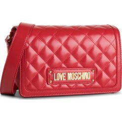 Torebka LOVE MOSCHINO - JC4002PP18LA0500 Rosso. Czerwone listonoszki damskie Love Moschino, bez wzorów, ze skóry ekologicznej, bez dodatków. W wyprzedaży za 599,00 zł.
