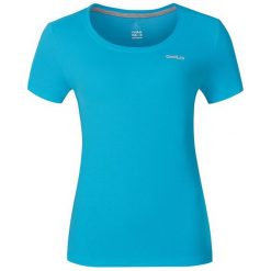 Odlo Koszulka s/s crew neck MAREN niebeska r. XL. Niebieskie topy sportowe damskie marki Odlo, s. Za 149,95 zł.