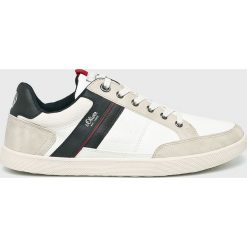 S. Oliver - Buty. Białe buty sportowe męskie marki S.Oliver, z materiału, na sznurówki. Za 199,90 zł.