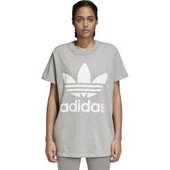 Koszulka adidas Big Trefoil (CY4762). Szare koszulki damskie marki Adidas, na co dzień, bez wzorów, z bawełny, bez kołnierzyka, z krótkim rękawem. Za 89,99 zł.