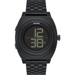 Zegarek kwarcowy w kolorze czarnym. Czarne, cyfrowe zegarki męskie Nixon, ze stali. W wyprzedaży za 179,95 zł.