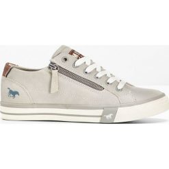 Sneakersy Mustang bonprix jasnoszary. Szare sneakersy damskie bonprix. Za 189,99 zł.