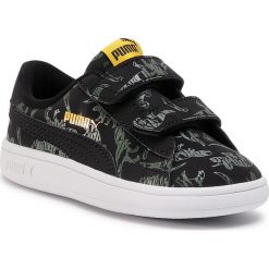 Sneakersy PUMA - Smash v2 Archeo V Inf 373139 01 Puma Blck/Thyme. Czarne trampki chłopięce Puma, bez wzorów, ze skóry ekologicznej, na rzepy. Za 169,99 zł.