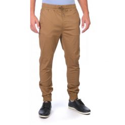 Joggery męskie: Globe Spodnie Męskie Goodstock Jogger 30 Brązowy