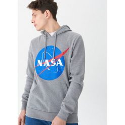 Bluza NASA - Szary. Szare bluzy męskie House, s, bez wzorów, bez kołnierzyka, bez rękawów, bez kaptura. Za 119,99 zł.