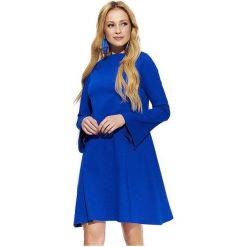 Makadamia Sukienka Damska 42 Niebieska. Czarne sukienki z falbanami marki Fille Du Couturier. W wyprzedaży za 165,00 zł.