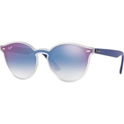 Ray-Ban - Okulary. Niebieskie okulary przeciwsłoneczne damskie marki Ray-Ban, okrągłe. Za 629,90 zł.