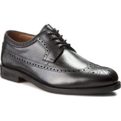 Półbuty CLARKS - Coling Limit 261193767 Black Leather. Czarne buty wizytowe męskie Clarks, bez wzorów, ze skóry, eleganckie, na sznurówki. W wyprzedaży za 449,00 zł.