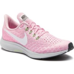 Buty NIKE - Air Zoom Pegasus 35 (GS) AH3481 600 Pink Foam/White-Pink Rise. Różowe buty sportowe damskie Nike, bez wzorów, z tworzywa sztucznego, sportowe, do biegania, nike zoom. W wyprzedaży za 249,00 zł.