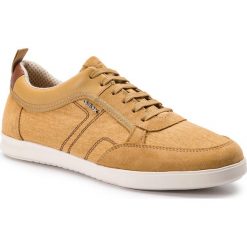 Sneakersy GEOX - U Walee A U922CA 0NB22 C2021 Curry. Żółte sneakersy męskie Geox, na co dzień, bez wzorów, ze skóry, bez zapięcia. W wyprzedaży za 269,00 zł.