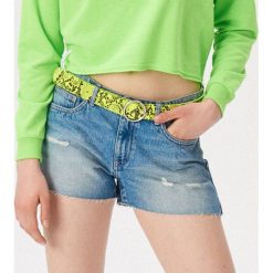 Szorty boyfriend fit - Niebieski. Niebieskie szorty damskie Sinsay, bez wzorów. Za 59,99 zł.
