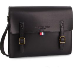 Torba U.S. POLO ASSN. - Boynton BEUBY0525MVP/000 Black. Czarne torby męskie skórzane marki U.S. Polo Assn., bez wzorów, ze skóry, młodzieżowe. Za 339,00 zł.