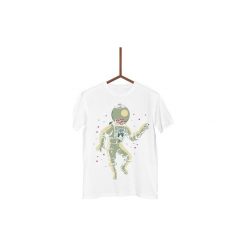 Koszulka Cukierkowy Astronauta Męska. Białe koszulki męskie Failfake, xxl, bez wzorów, bez kołnierzyka. Za 130,00 zł.