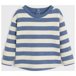 Mango Kids - Bluza dziecięca Bruno 80-104 cm. Białe bluzy chłopięce Mango Kids, bez wzorów, z bawełny, bez rękawów, bez kaptura. Za 59,90 zł.